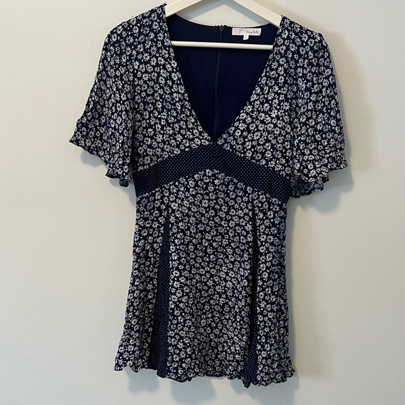 Honey Belle Floral Mini Dress - Picture 1 of 10